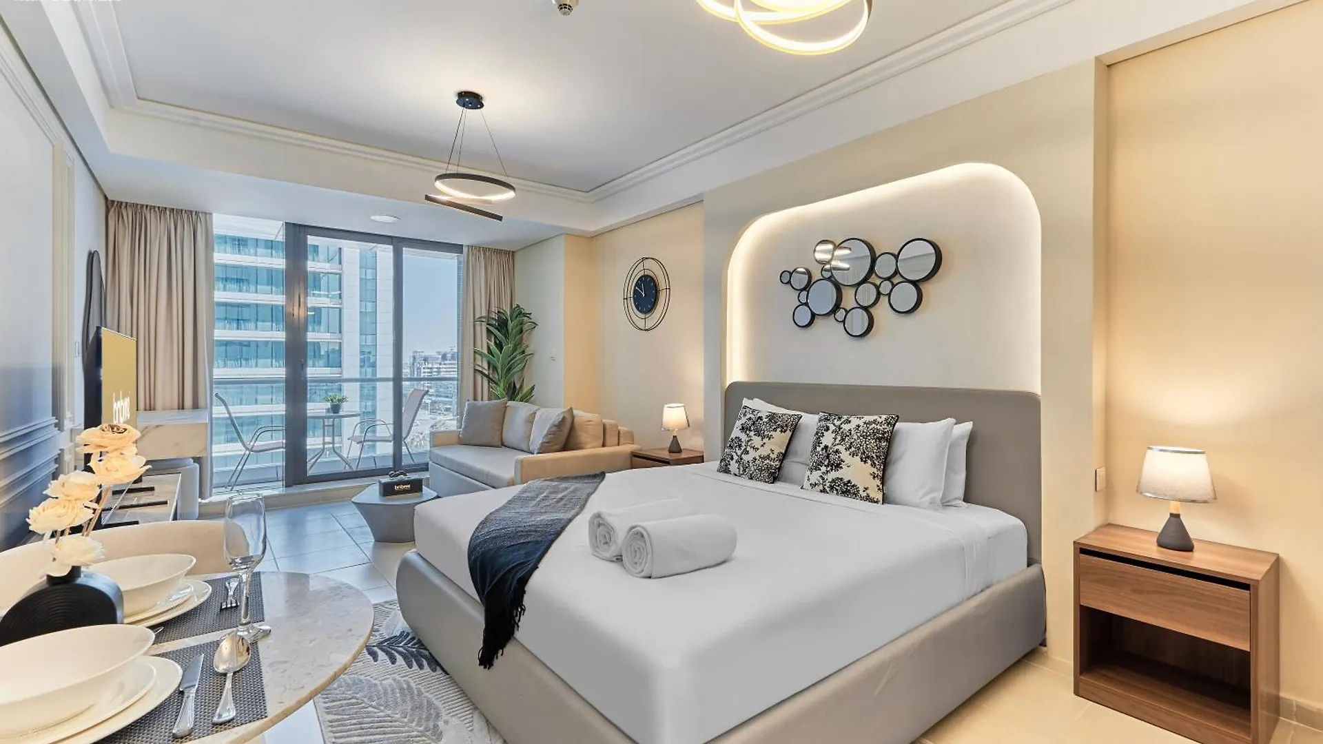 Bnbmehomes - Gold Crest Views 2 Dubai